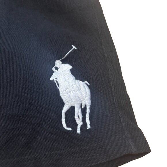 Polo Ralph Lauren Short 3XLT Black Basic Mesh Athletic Stretch Sweats Big Pony - Picture 3 of 6